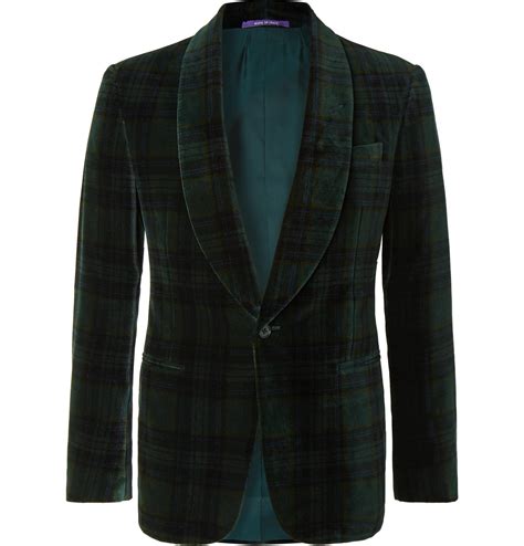 Tartan jacket with Web label 